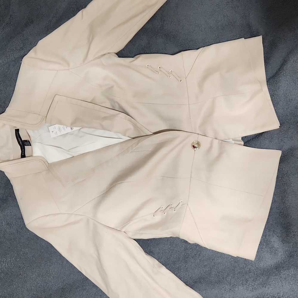 Tan casual jacket size 6 from Black House White Market.